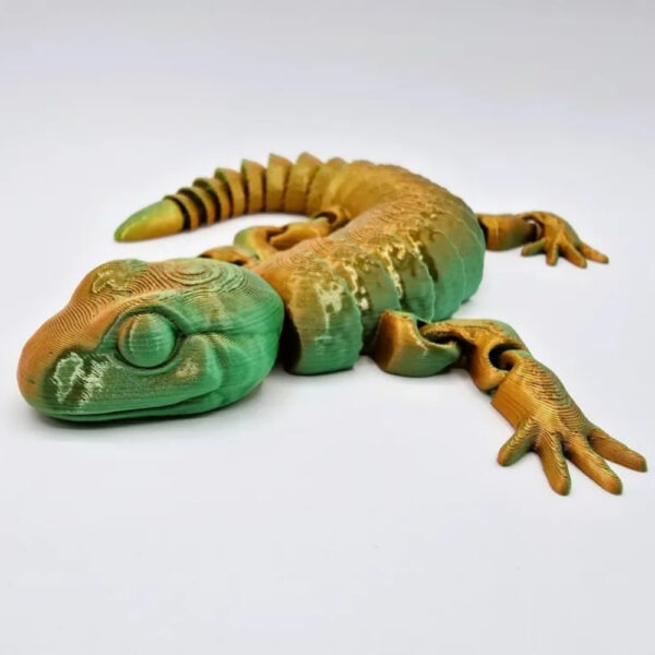 Flexi Fire Salamander STL – 3D Printable Mythical Amphibian | Articulated & Glow-in-the-Dark Model - Image 2
