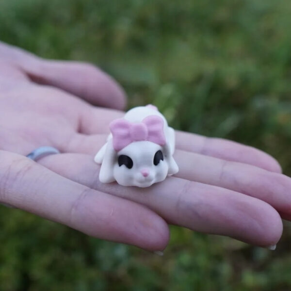 Mini Rabbit 1-Color STL – Adorable 3D Printable Bunny Model | Simple & Cute Desk Companion - Image 2