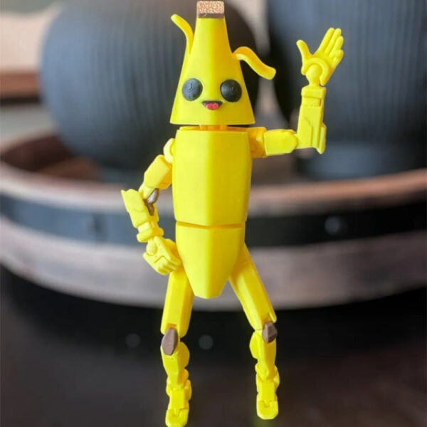 Peely13 STL – 3D Printable Fortnite Banana Hero | Articulated & Poseable Figure Model - Image 3