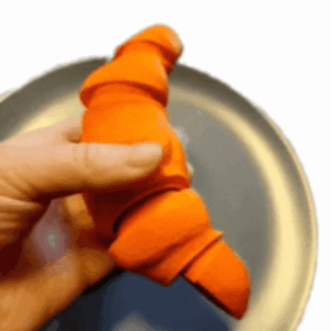 Flexi Croissant STL – Wiggly 3D Printable Pastry | Bake-Without-Oven Toy