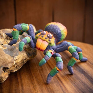 Massive Tarantula STL – Realistic 3D Printable Spider Model | Giant Articulated Arachnid