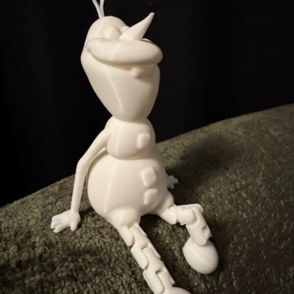 Articulated Olaf STL – Print-in-Place Snowman Model | Disney-Inspired Flexi Toy - Image 2