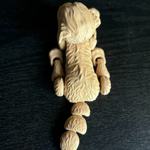 Flexi Poodle STL – Elegant Articulated Dog Model | 3D Printable Luxury Pet - Image 2