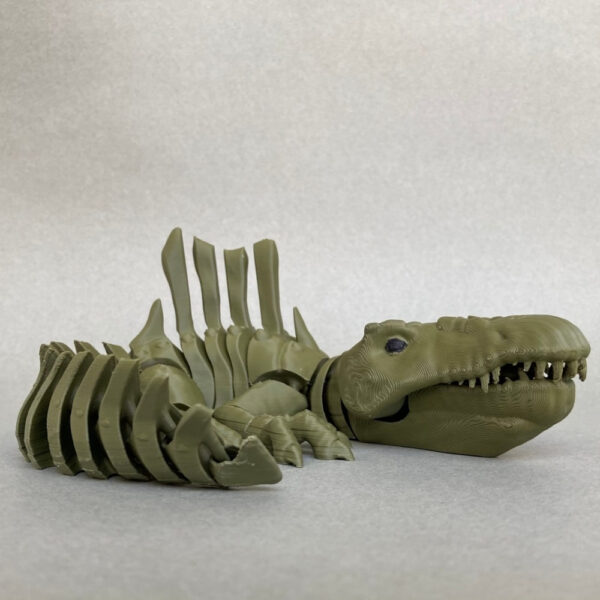 Flexi Spinosaurus STL – Articulated Dinosaur Model | 3D Printable Jurassic Predator - Image 2