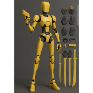 Articulated Robot Model STL – 3D Printable Toy, Display or Collectible (FDM/Resin)
