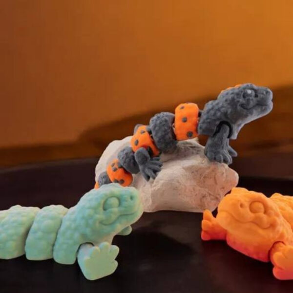 Chibi Gila Monster STL - 3D Printable Cute Lizard Model (Cartoon Desert Creature) - Image 2
