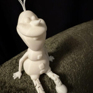 Articulated Olaf STL – Print-in-Place Snowman Model | Disney-Inspired Flexi Toy