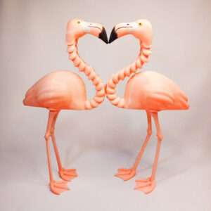 Articulated Flamingo STL – Print-in-Place Flexi Bird Model | Tropical 3D Decor