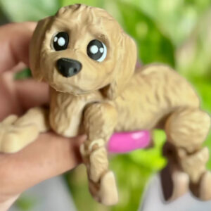 Flexi Poodle STL – Elegant Articulated Dog Model | 3D Printable Luxury Pet