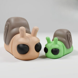 Flexi Snail STL – Articulated Print-in-Place 3D Model | Adorable Slow-Moving Toy