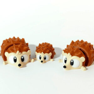 Flexi Hedgehog STL – Adorable Print-in-Place Model | Articulated 3D Printable Pet