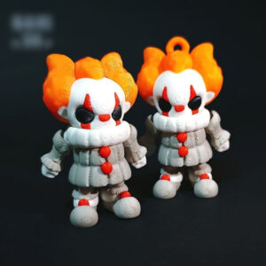 Little Pennywise STL – Creepy-Cute Clown 3D Model | Horror Collectible & Decor