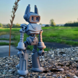 Zippy the Bot STL – Articulated Flexi Robot | Print-in-Place 3D Model for All Skill Levels