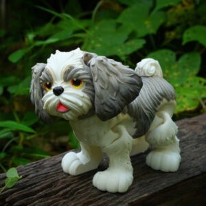 Flexi Shih Tzu STL – Wiggly Print-in-Place Dog Model | Adorable 3D Printable Puppy