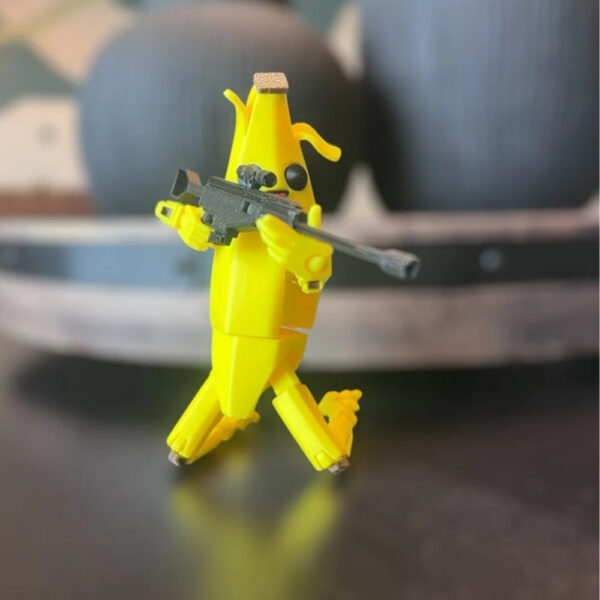 Peely13 STL – 3D Printable Fortnite Banana Hero | Articulated & Poseable Figure Model - Image 2
