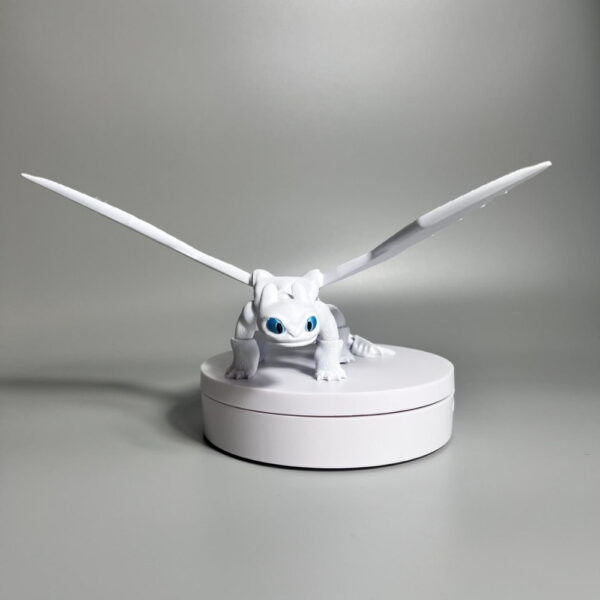 Flexi Toothless STL – Articulated Night Fury Dragon | 3D Printable How to Train Your Dragon Fan Art - Image 2