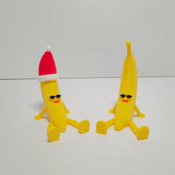 Cool Banana STL – Articulated Legs 3D Model | Wiggly Printable Fruit Toy - Image 2