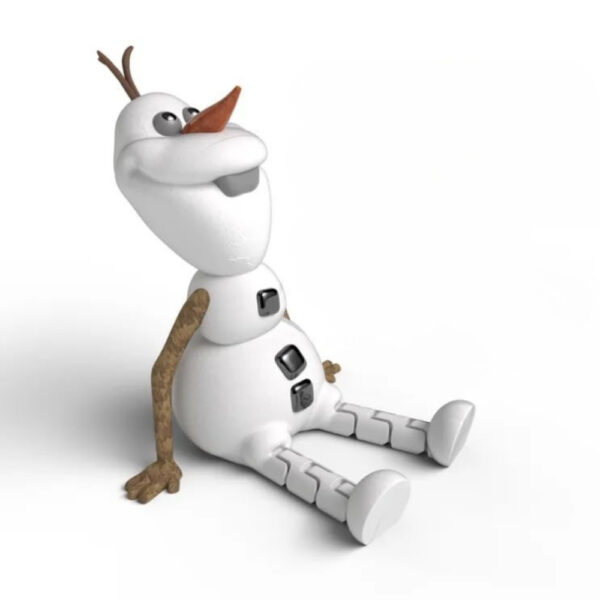 Articulated Olaf STL – Print-in-Place Snowman Model | Disney-Inspired Flexi Toy - Image 3