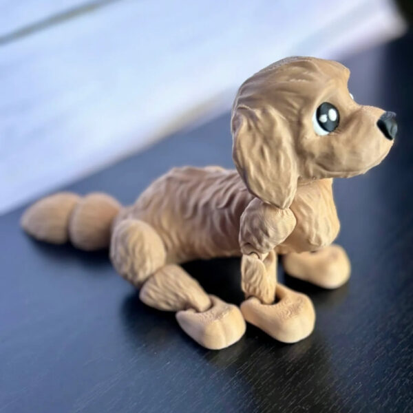 Flexi Poodle STL – Elegant Articulated Dog Model | 3D Printable Luxury Pet - Image 3