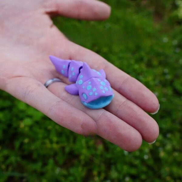 Whale Shark STL – 3D Printable Multicolor Model | Flexi Articulated or Static Display Version - Image 2