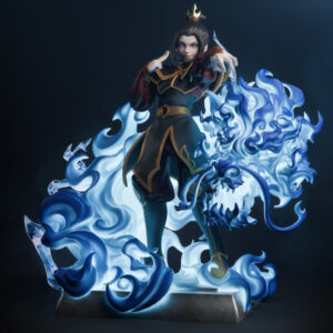 Azula (Avatar) 3D Printable STL File – High-Detail Fan Art Model for Resin/FDM Printing