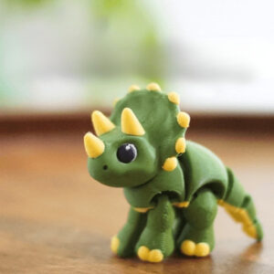 Drunk Triceratops STL – 3D Printable Funny Dinosaur Figurine (Party Decor & Gift)