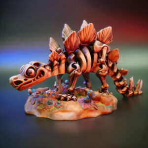Articulated Dragon STL – 3D Printable Poseable Wyvern Model (Flexi Wings & Tail for D&D/RPG)