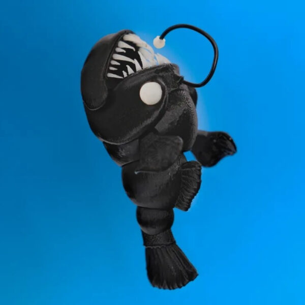 Angler Fish STL – Articulated Deep Sea Predator | Glow-in-the-Dark 3D Printable Model - Image 2