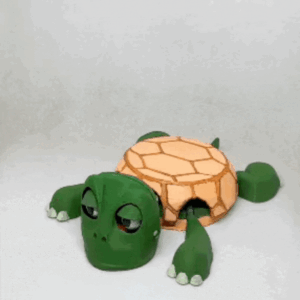 Turtle Cup Holder STL – 3D Printable Desk Organizer | Adorable & Functional Shell Design