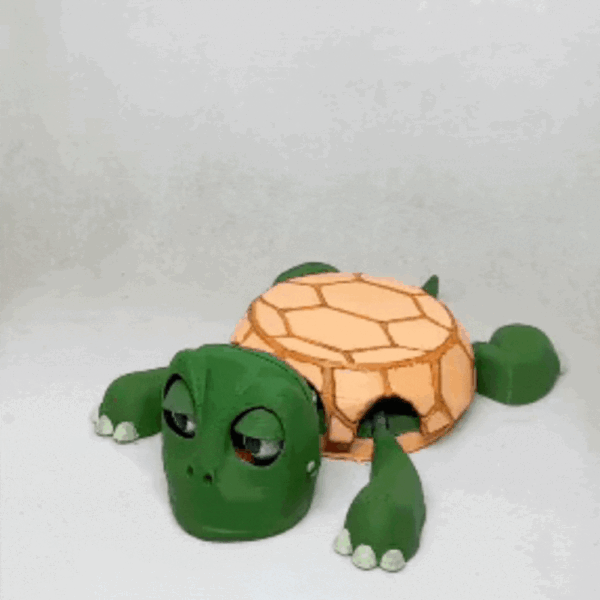 Turtle Cup Holder STL – 3D Printable Desk Organizer | Adorable & Functional Shell Design