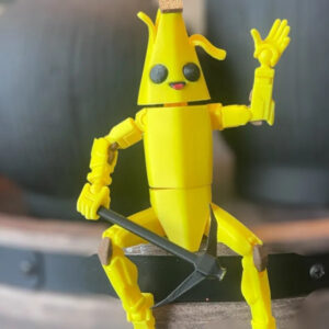 Peely13 STL – 3D Printable Fortnite Banana Hero | Articulated & Poseable Figure Model