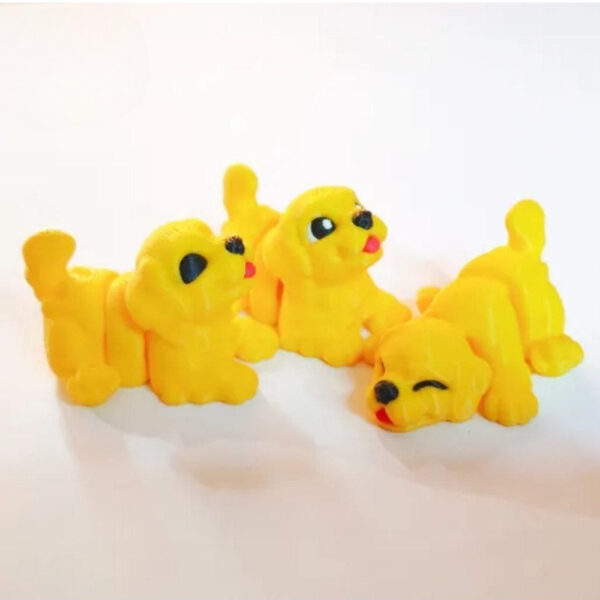 Golden Retriever STL – 3D Printable Dog Figurine | Adorable Realistic Pet Model for Home Decor & Gifts