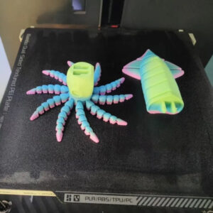 Flexi Octopus STL – Articulated Print-in-Place Model | 3D Printable Poseable Sea Creature Toy