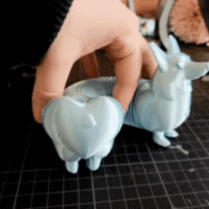 Heart Butt Corgi v2 STL – Adorable Flexi Dog Model | Print-in-Place Puppy Toy