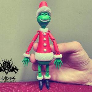 Grinch Santa STL – Mischievous Holiday Hybrid | 3D Printable Christmas Antihero