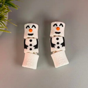 Marshmallow Snowman STL – Cozy 3D Printable Holiday Decor | Cute Winter Figurine