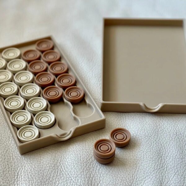 Checkers Add-On for Magnetic Chessboard – Expand Your Game Collection - Image 2