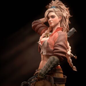 Gemma and Palico Diorama – 3D Printable Model from Monster Hunter Wilds