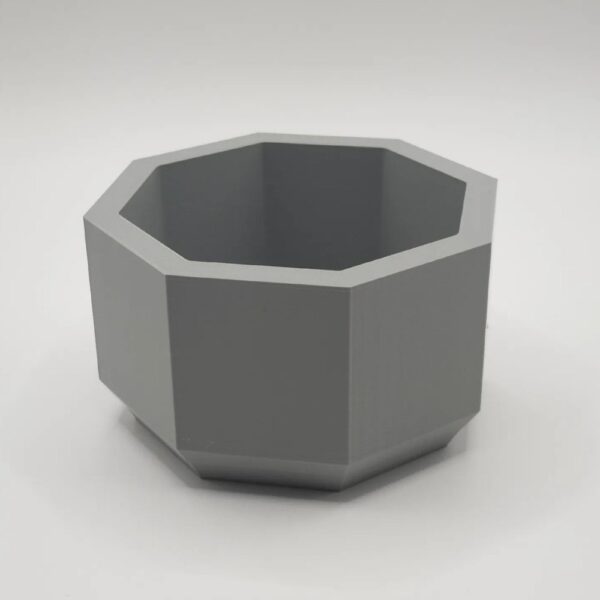 Design Octagonal Succulents Planter – Modern Geometric Pot for Indoor Plants - Image 2