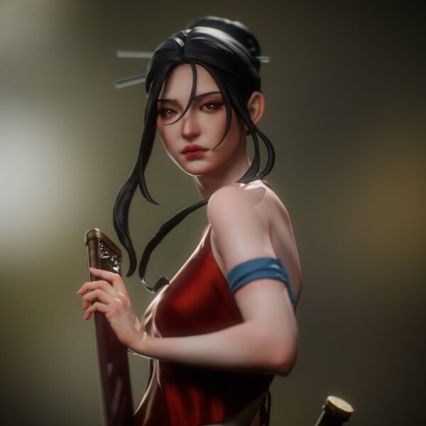 Vietnamese Swordsman – 3D Printable Model of a Traditional Warrior - Image 2