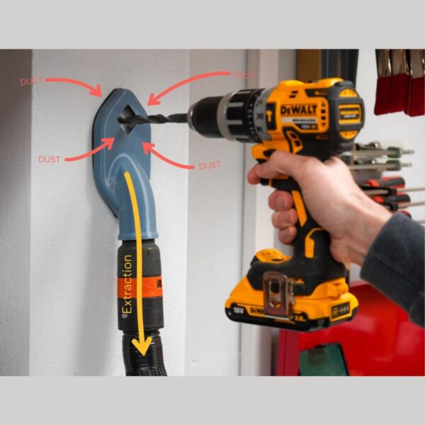 Precision Drill Dust Collector – Universal Attachment for Clean & Safe Drilling - Image 2
