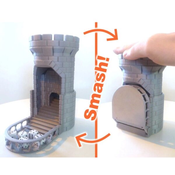 Smash! The Auto‑Reload Dice Tower – Innovative, Self-Reloading Dice Roller for Board Games - Image 2