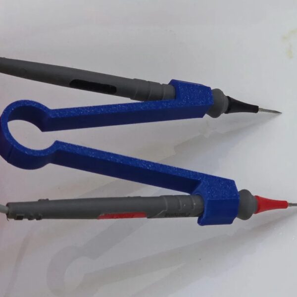 Precision Multimeter Probe Tweezers – One-Handed SMD & Component Testing - Image 3