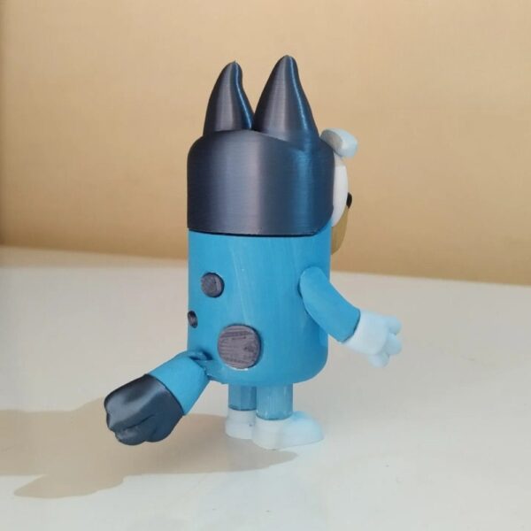 Bluey Articulated Puppet – 3D Printable Poseable Bluey Figure - Image 2