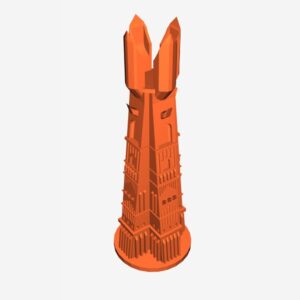 Ring Tower / Ringturm Inspired 3D Models – Architectural & Fantasy Tower Designs for 3D Printing