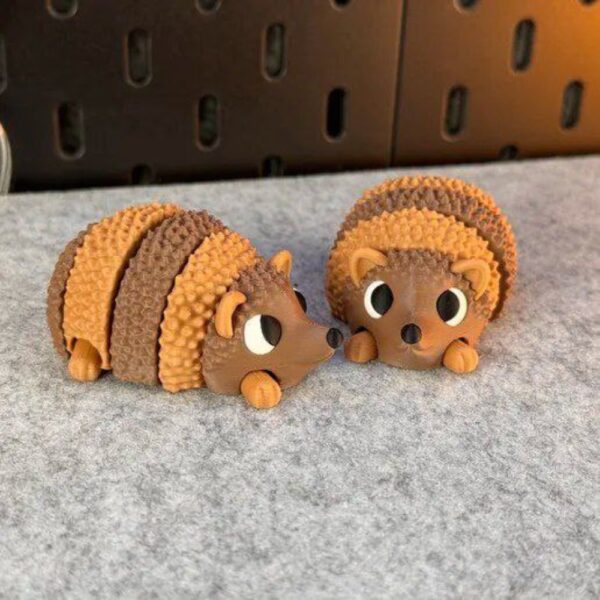 Articulated Cute Hedgehog – Print-in-Place STL Model for 3D Printing