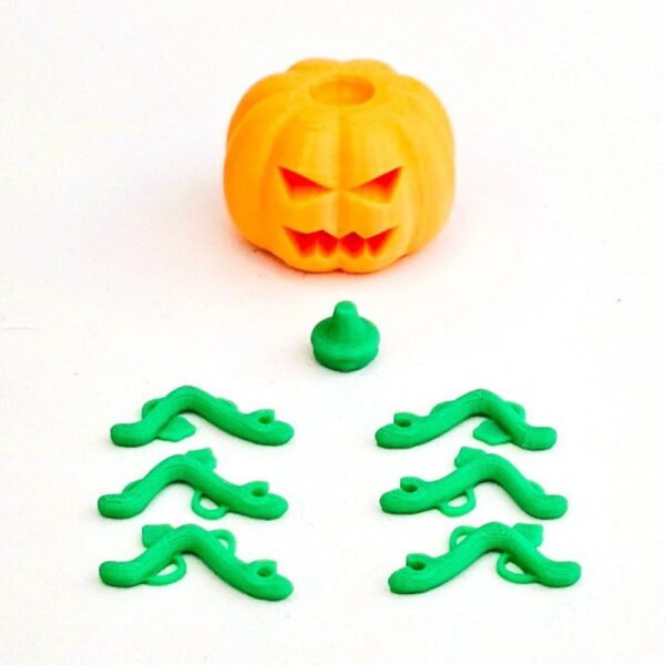 Tiny Crawling Pumpkins – Articulated Halloween Miniatures for 3D Printing - Image 4