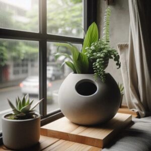 Self-Watering Planter – 3D Printable Planter with Built-in Reservoir