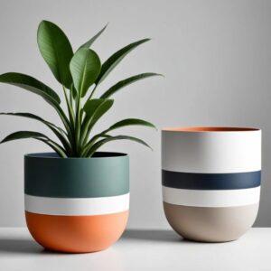 Triple Color Planter – Modular 3D Printable Planter in 3 or 4 Parts