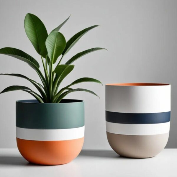 Triple Color Planter – Modular 3D Printable Planter in 3 or 4 Parts